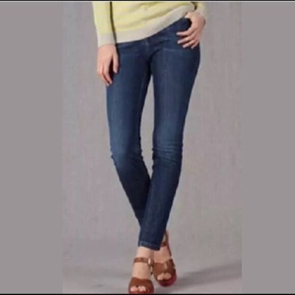 Boden Slim Straight Dark Wash Denim Jeans, 4 Regular - Picture 1 of 11